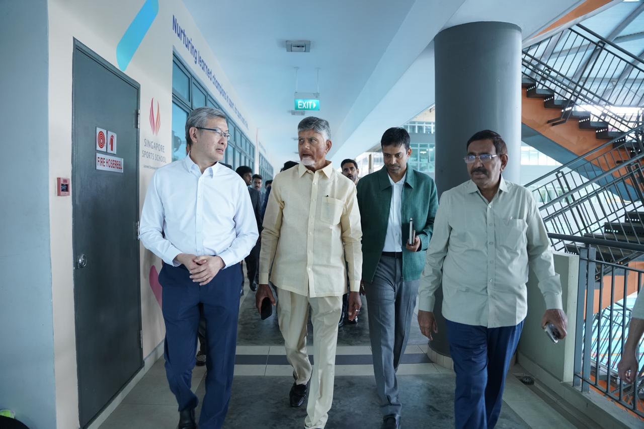 Naidu hopes for continued cooperation with Singapore for Amaravati development