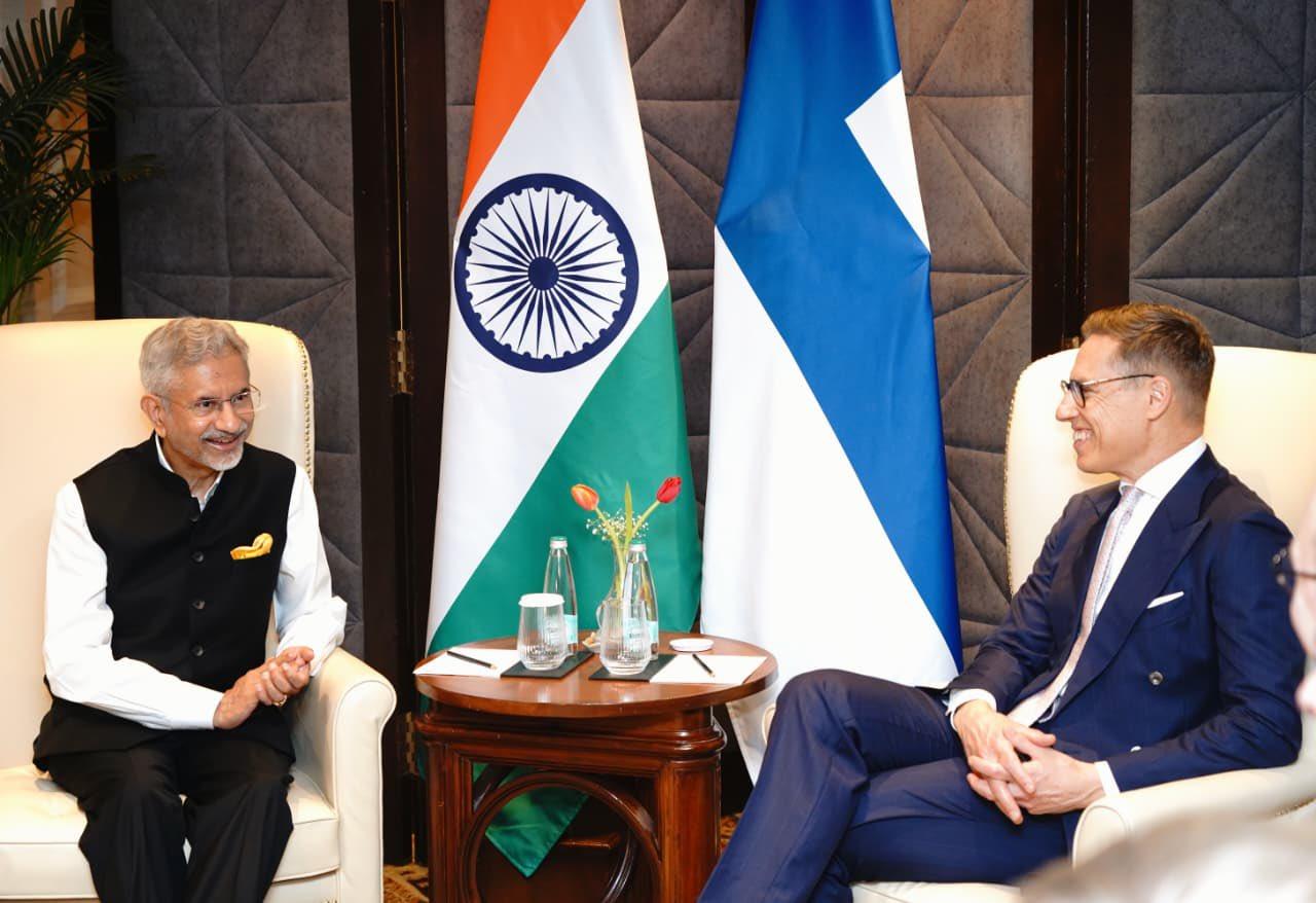 EAM Jaishankar meets Finnish President Alexander Stubb, discusses bilateral ties