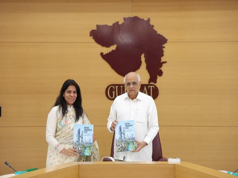 Gujarat CM releases book on turning climate risks into green urban opportunities