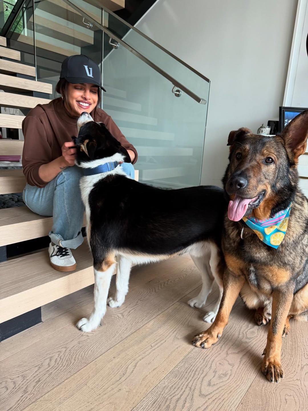 Priyanka Chopra’s ‘quick trip home’ turns into fun session