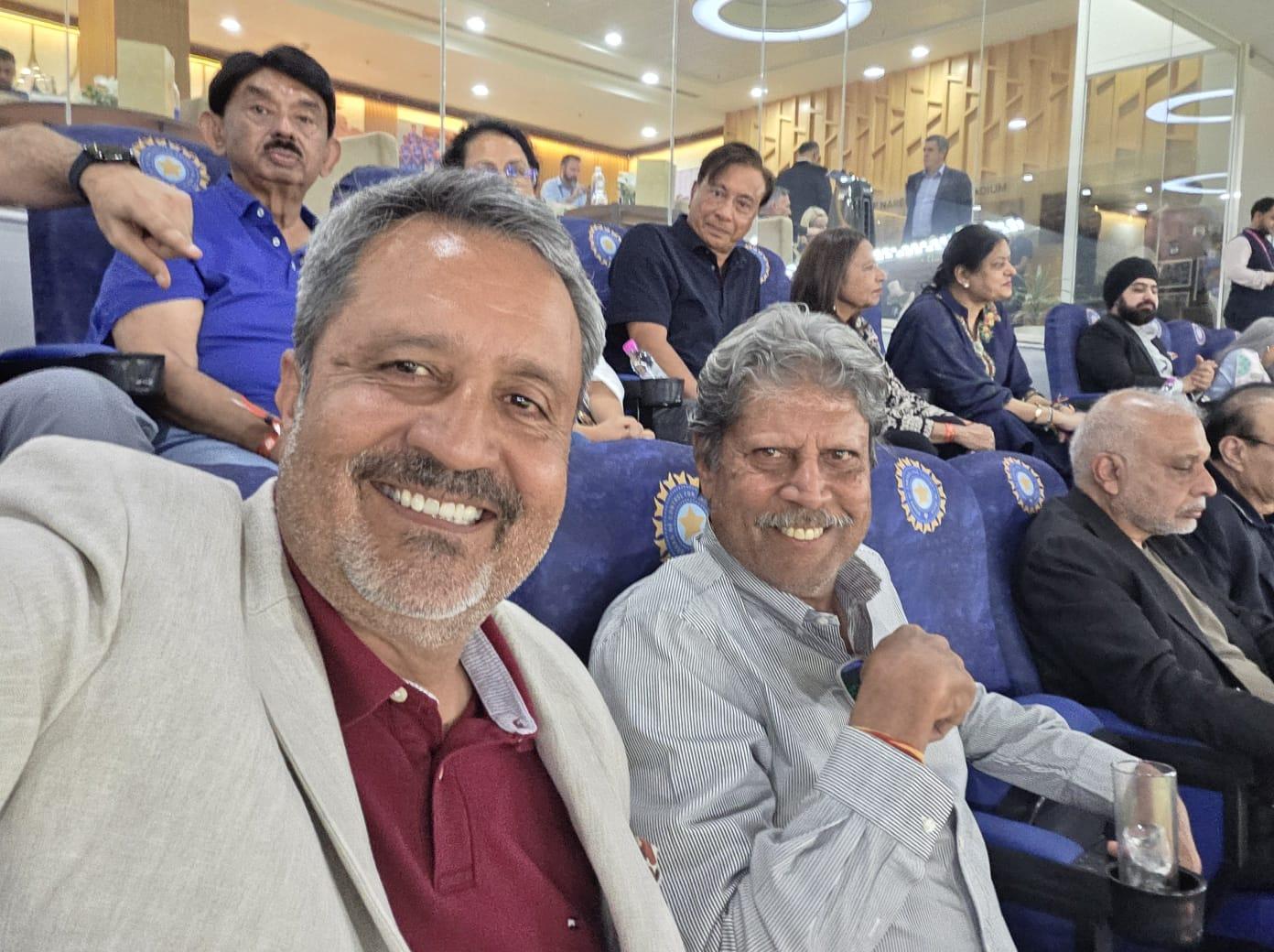 T20 WC: PGTI president Kapil Dev attends final in Ahmedabad
