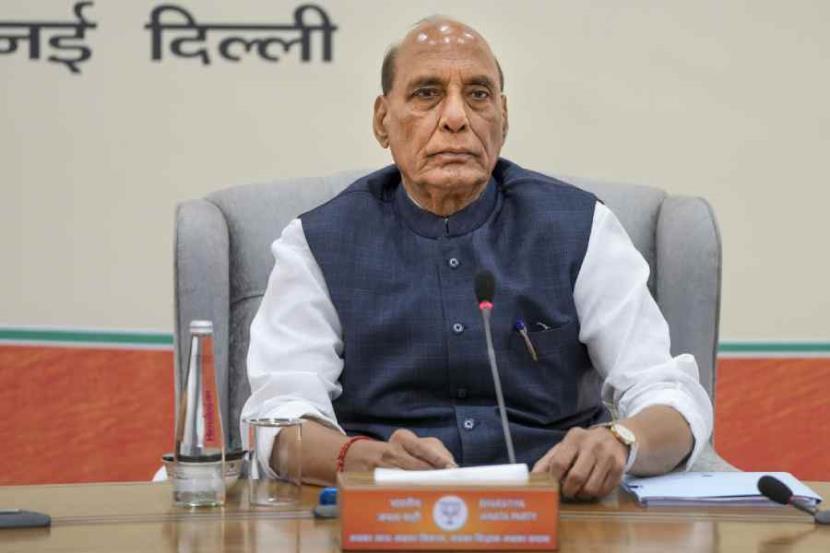Defence Minister Rajnath Singh congratulates Finance Minister