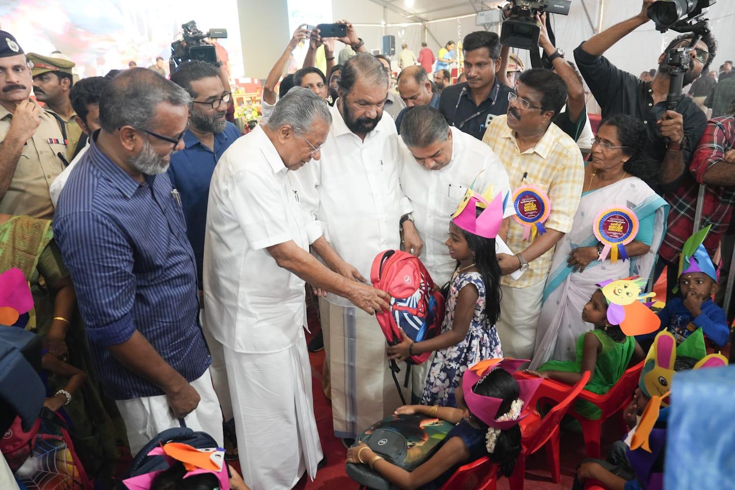 Monsoon rains take a break as schools reopen in Kerala