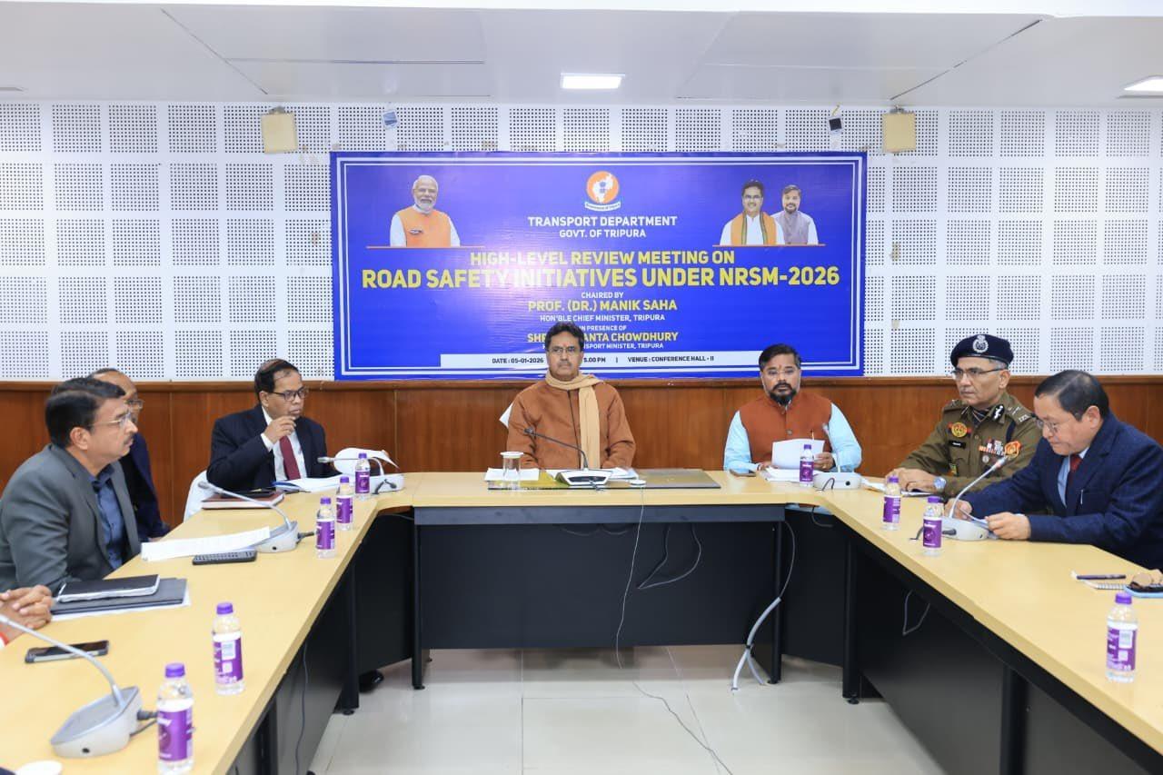Adopt 'Gujarat Model' to achieve zero road fatalities in Tripura: CM Saha