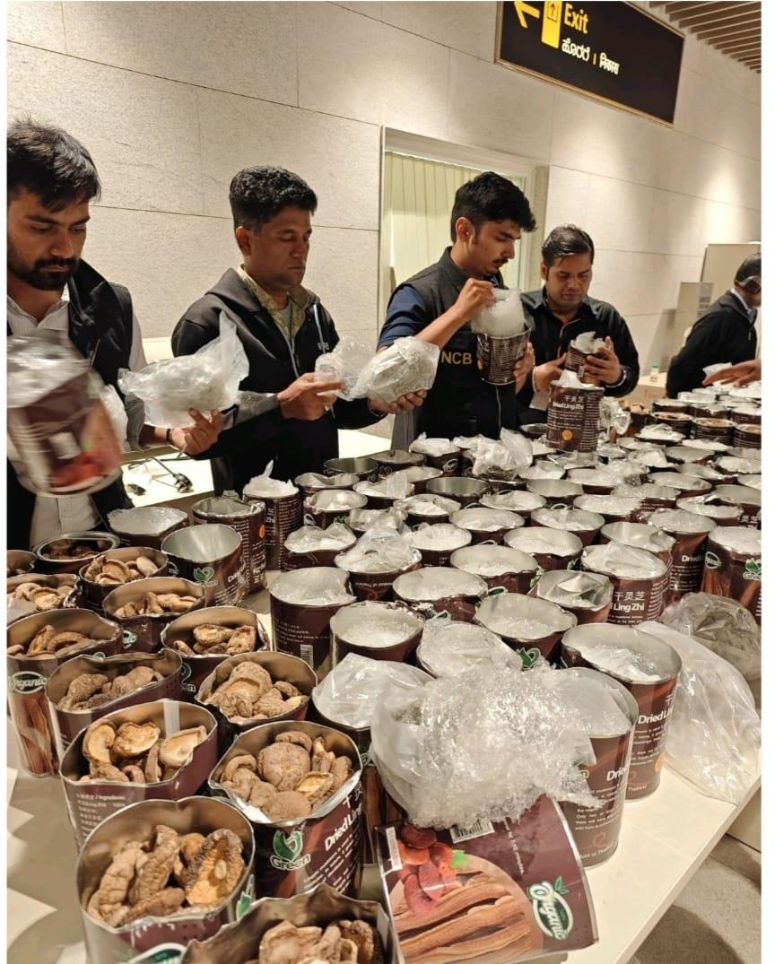 NCB seizes drugs worth Rs 50 crore at Bangaluru airport