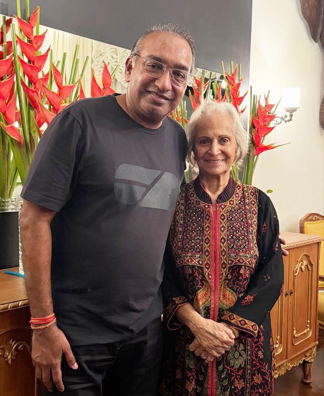 Sameer Nair shares an interesting anecdote from his meeting with Waheeda Rehman
