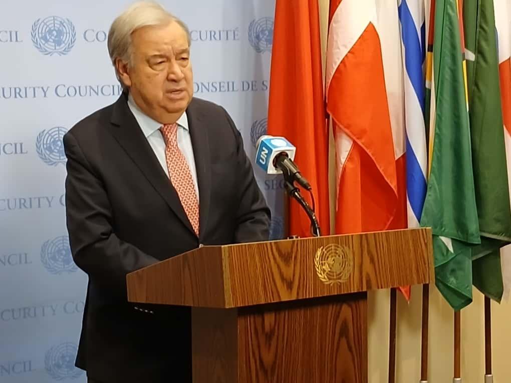 End hostilities now, Guterres demands on anniversary of ‘dark day’ of Hamas attack on Israel