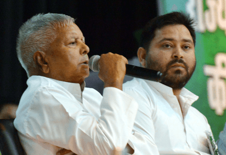 Bihar: Alleging RJD ticket feud, BJP says Tejashwi ‘humiliating’ father Lalu