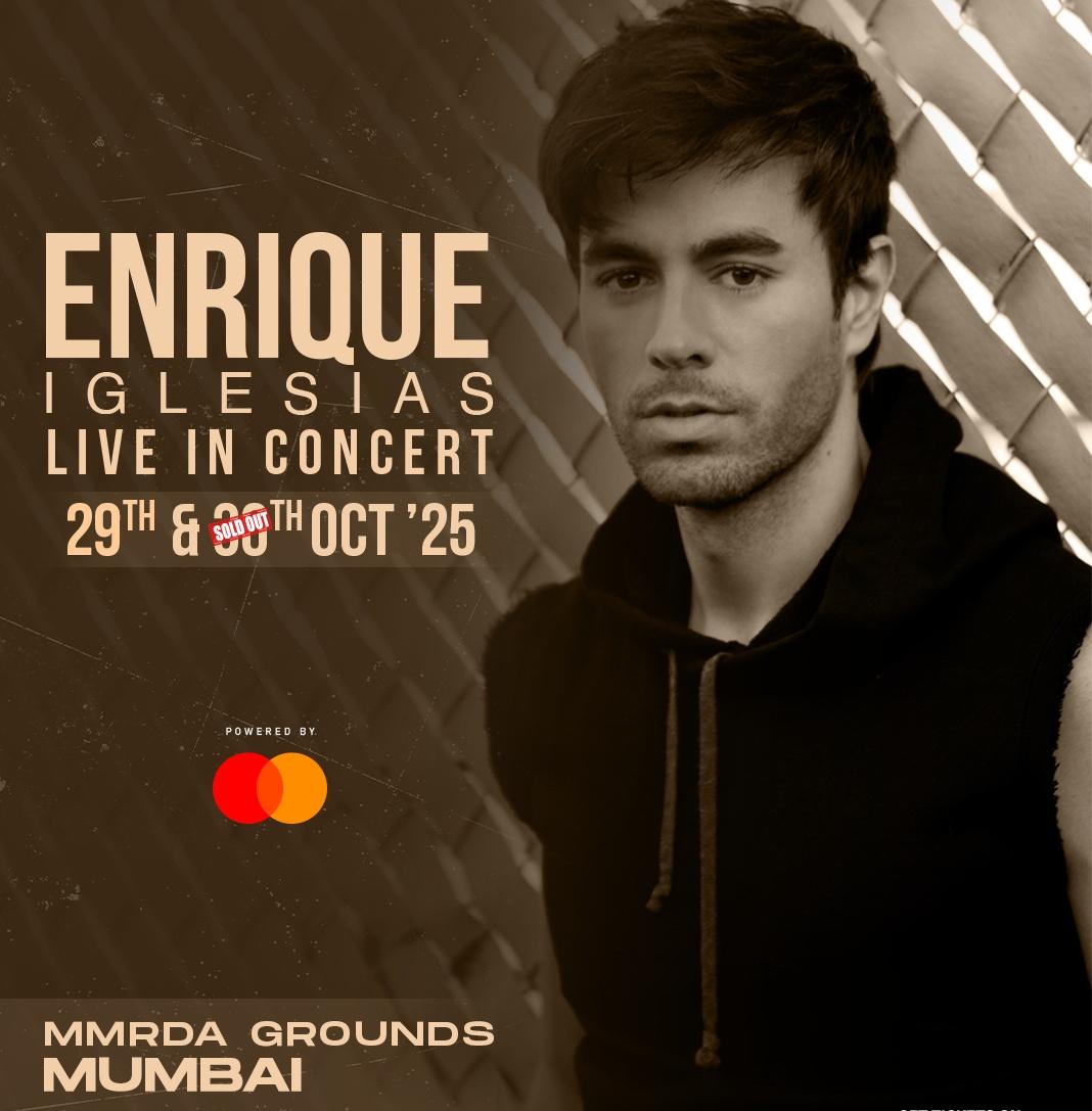 Enrique Iglesias adds new show in Mumbai owing to overwhelming demand