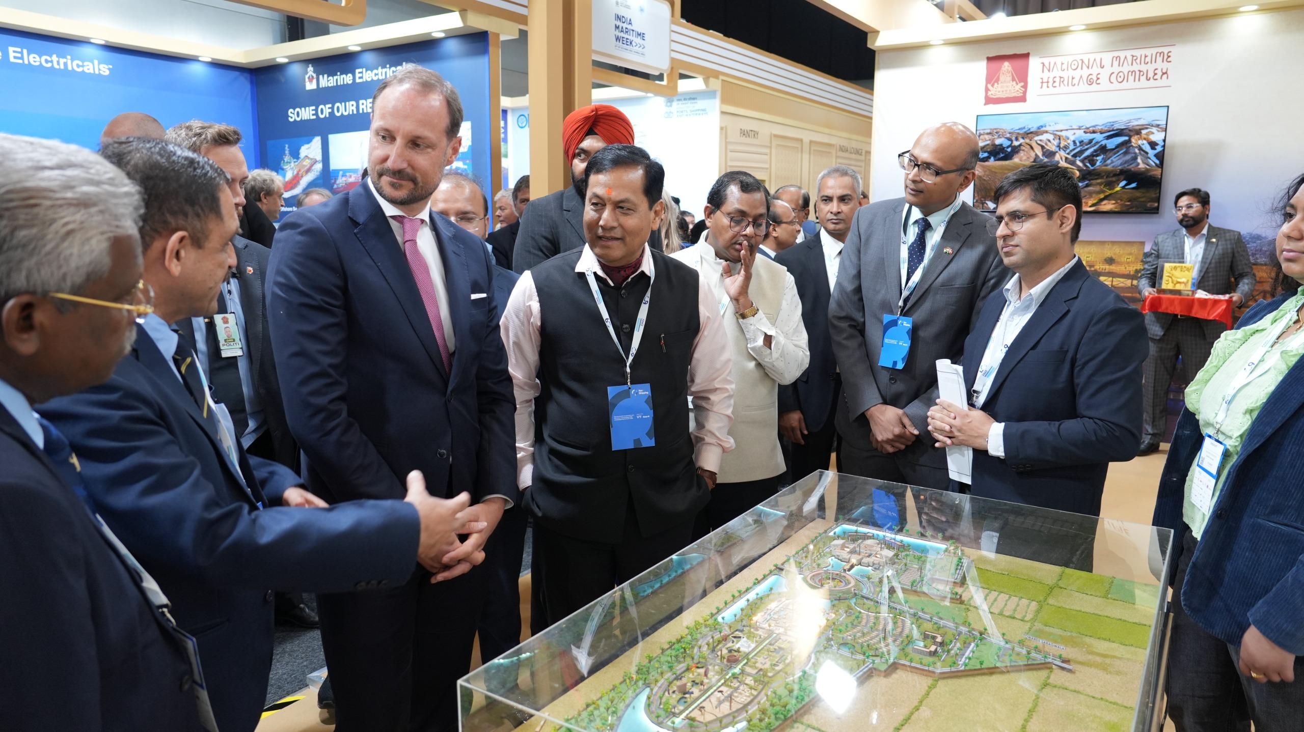 Norway’s Crown Prince, Sonowal inaugurate India Pavilion at Nor-Shipping event in Oslo