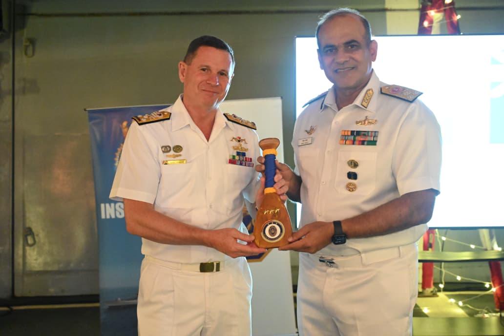 Australian Navy chief visits INS Nilgiri during Exercise Kakadu