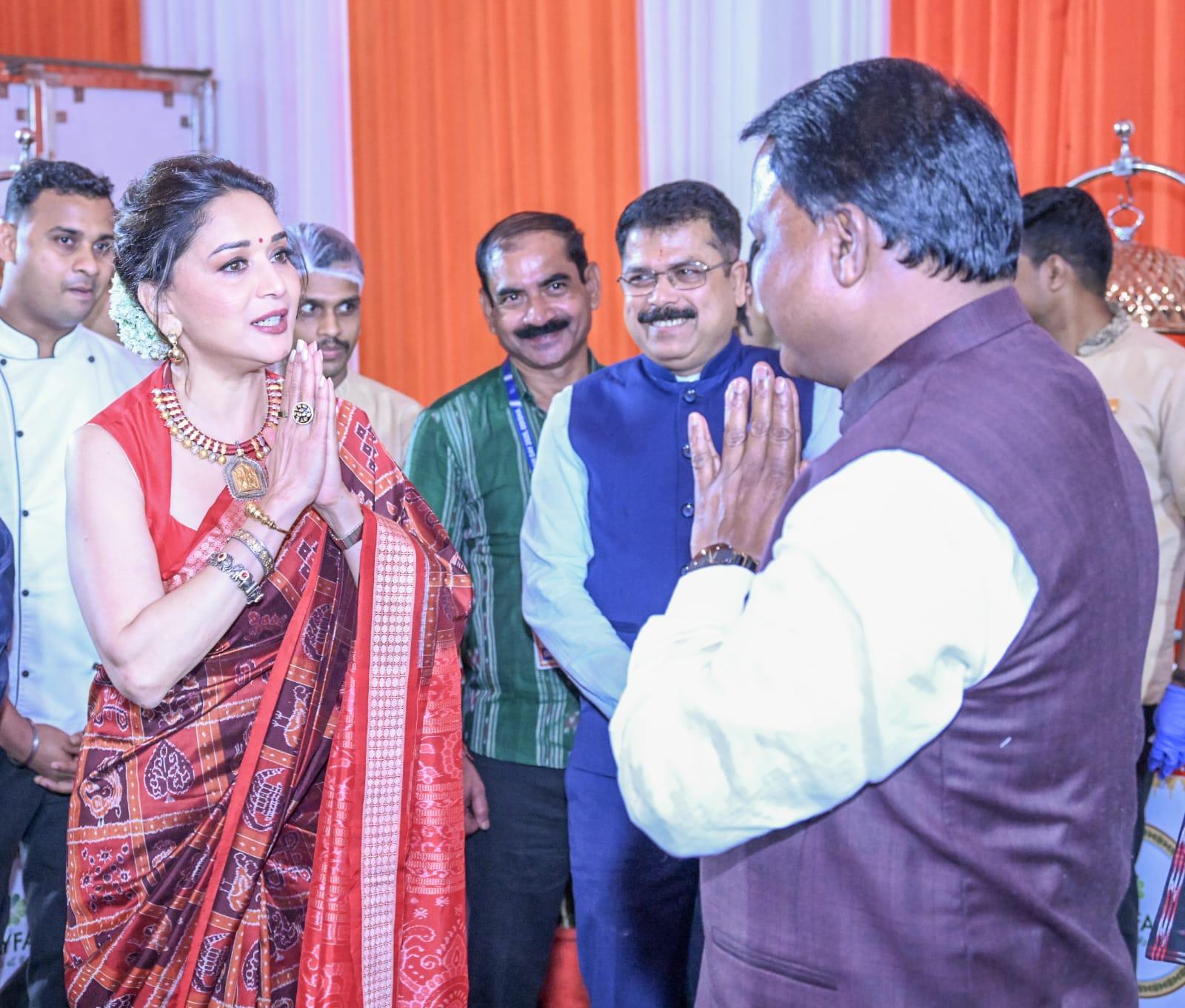 CM Majhi showcases Odisha Handloom as pillar of ‘Odia Asmita’; Madhuri Dixit named Brand Ambassador