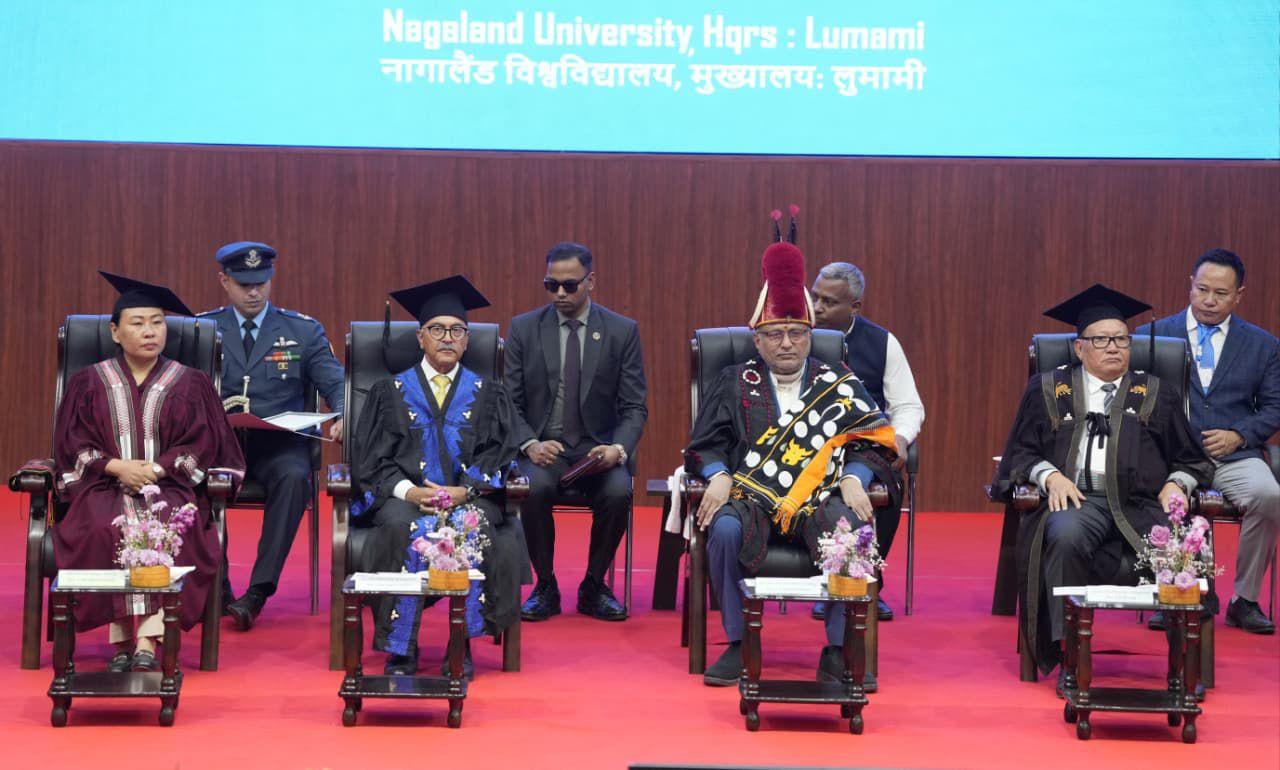Vice Prez Radhakrishnan highlights Centre's focus on Northeast's development at Nagaland University convocation