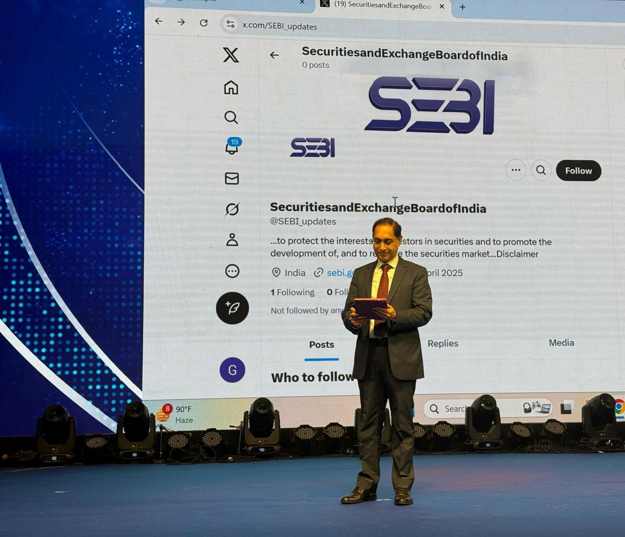 Capital markets central to 'Viksit Bharat' push, MFs hold huge opportunity: SEBI Chairman