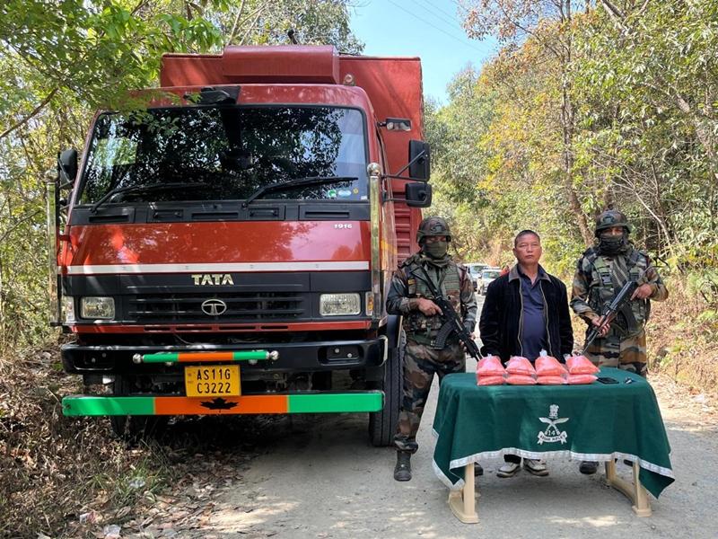 Drugs valued at Rs 23.72cr seized near Mizoram-Myanmar border in joint operation
