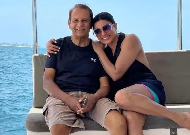 Sushmita Sen Celebrates Father Shubeer Sen's 80th Birthday