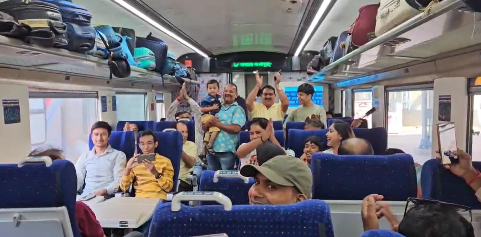 Tourists praise Vande Bharat Express on Katra-Srinagar route; thank PM Modi for easing travel