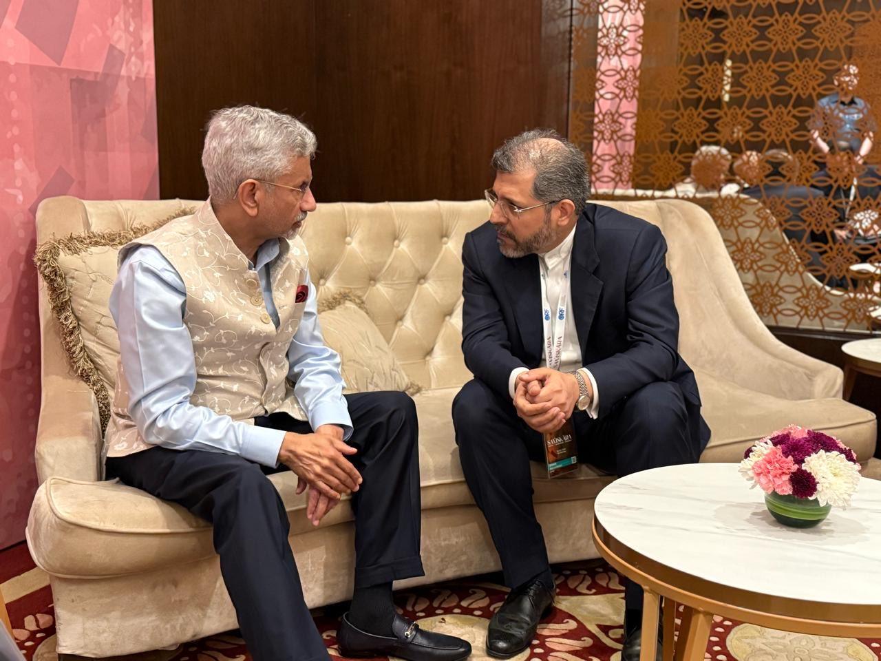 EAM Jaishankar holds talks with Iran’s Deputy Foreign Minister on sidelines of Raisina Dialogue