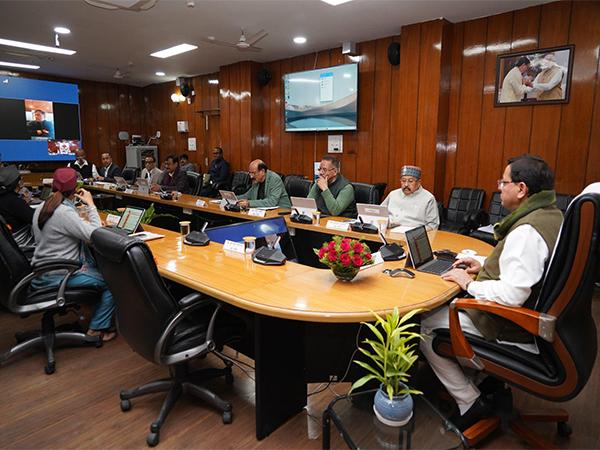 Uttarakhand CM Dhami chairs cabinet meeting