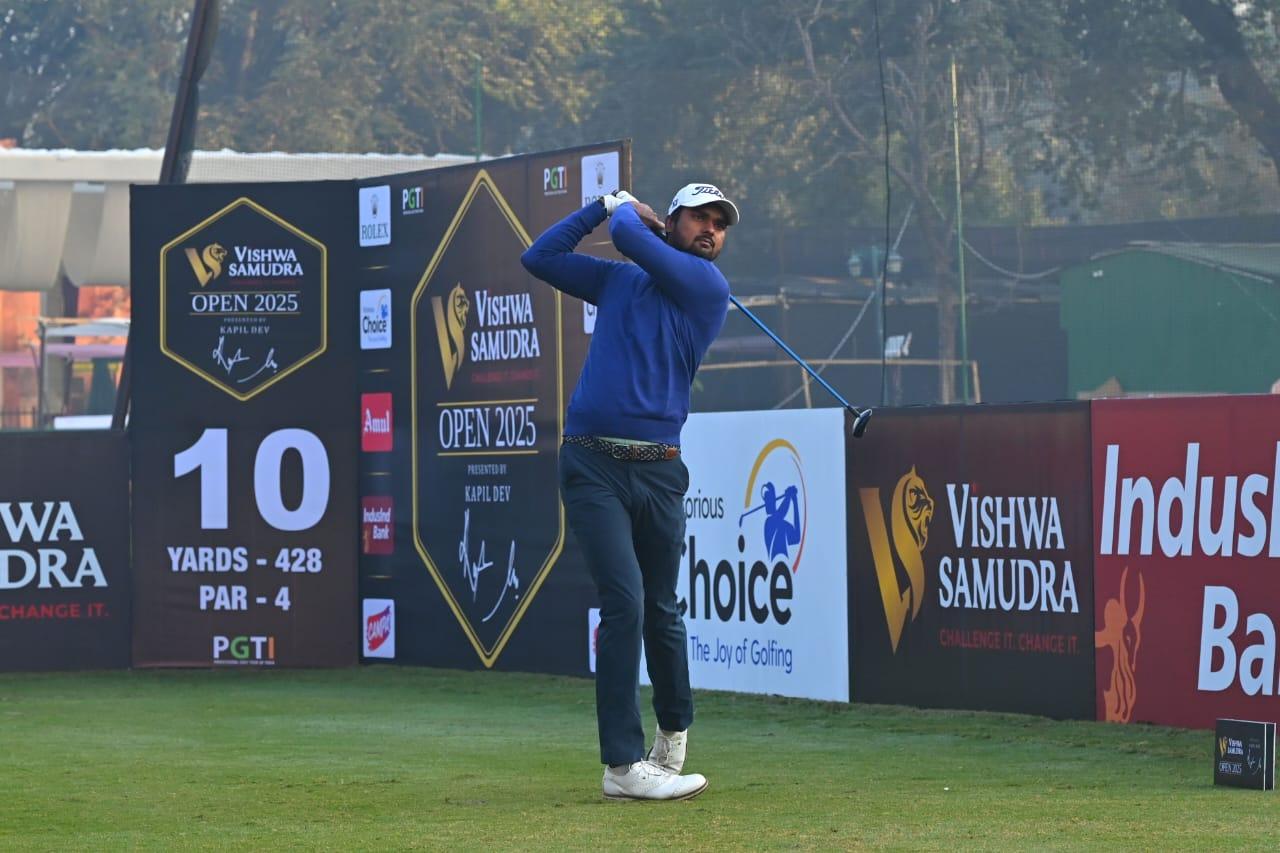 Jairaj Singh Sandhu takes day one honours at Vishwa Samudra Open 2025