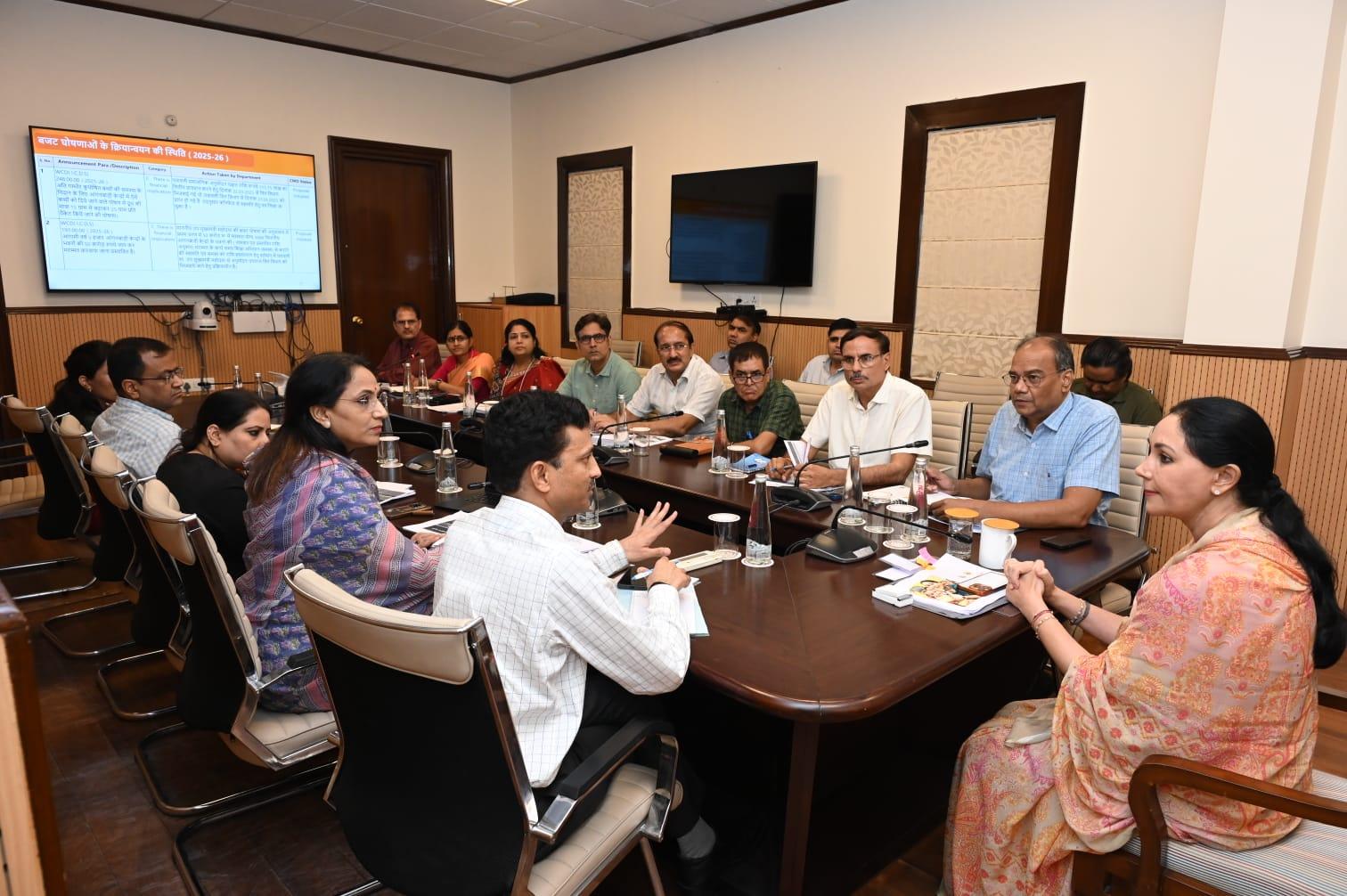 Deputy CM Diya Kumari holds meeting to take steps for women empowerment and child development in Rajasthan