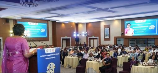 NCW chief Vijaya Rahatkar asks media to promote gender justice