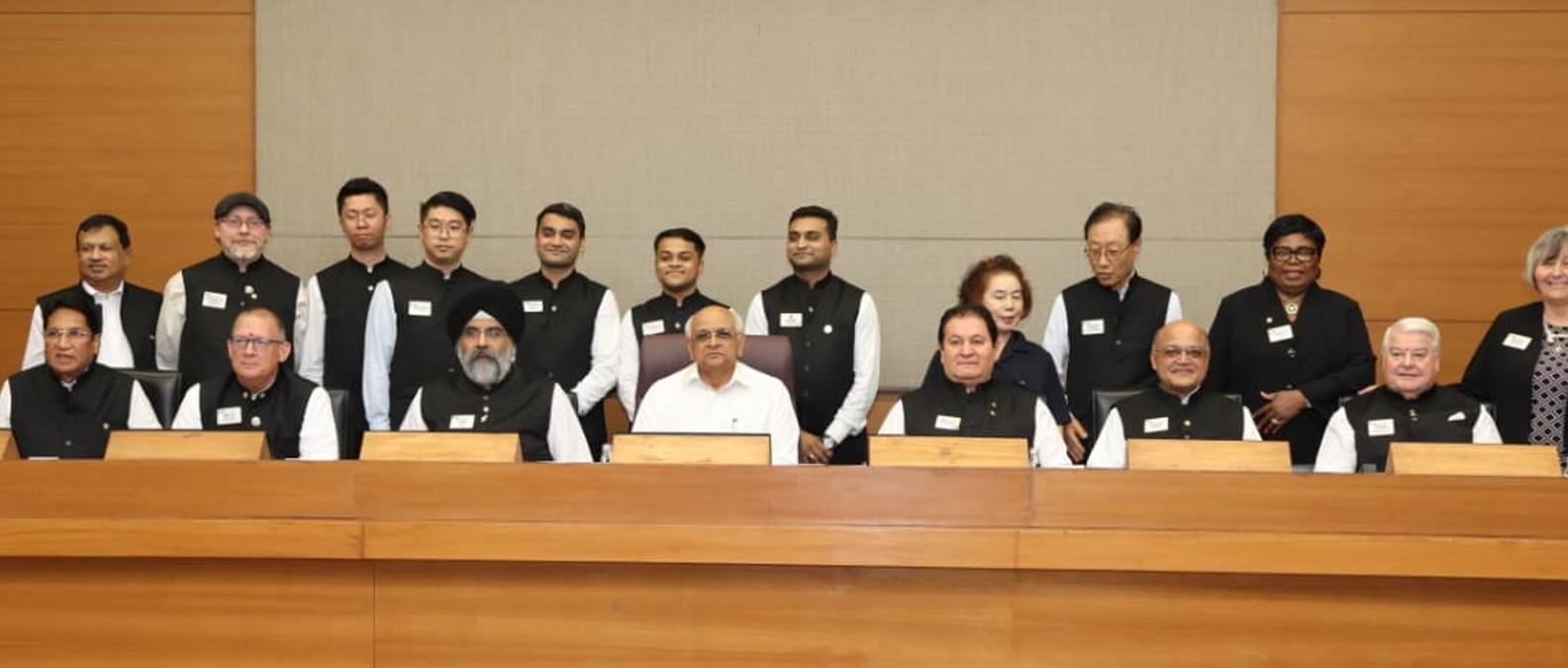 Gujarat CM meets Lions Club representatives, commends its participation in govt campaigns