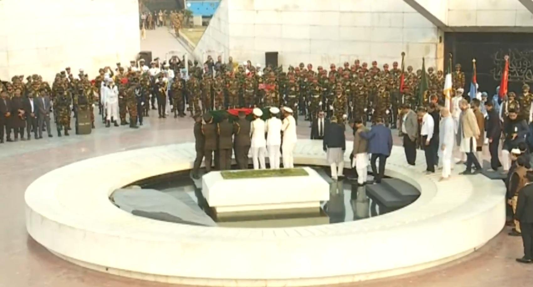 Former Bangladesh PM Khaleda Zia laid to rest with full State honours