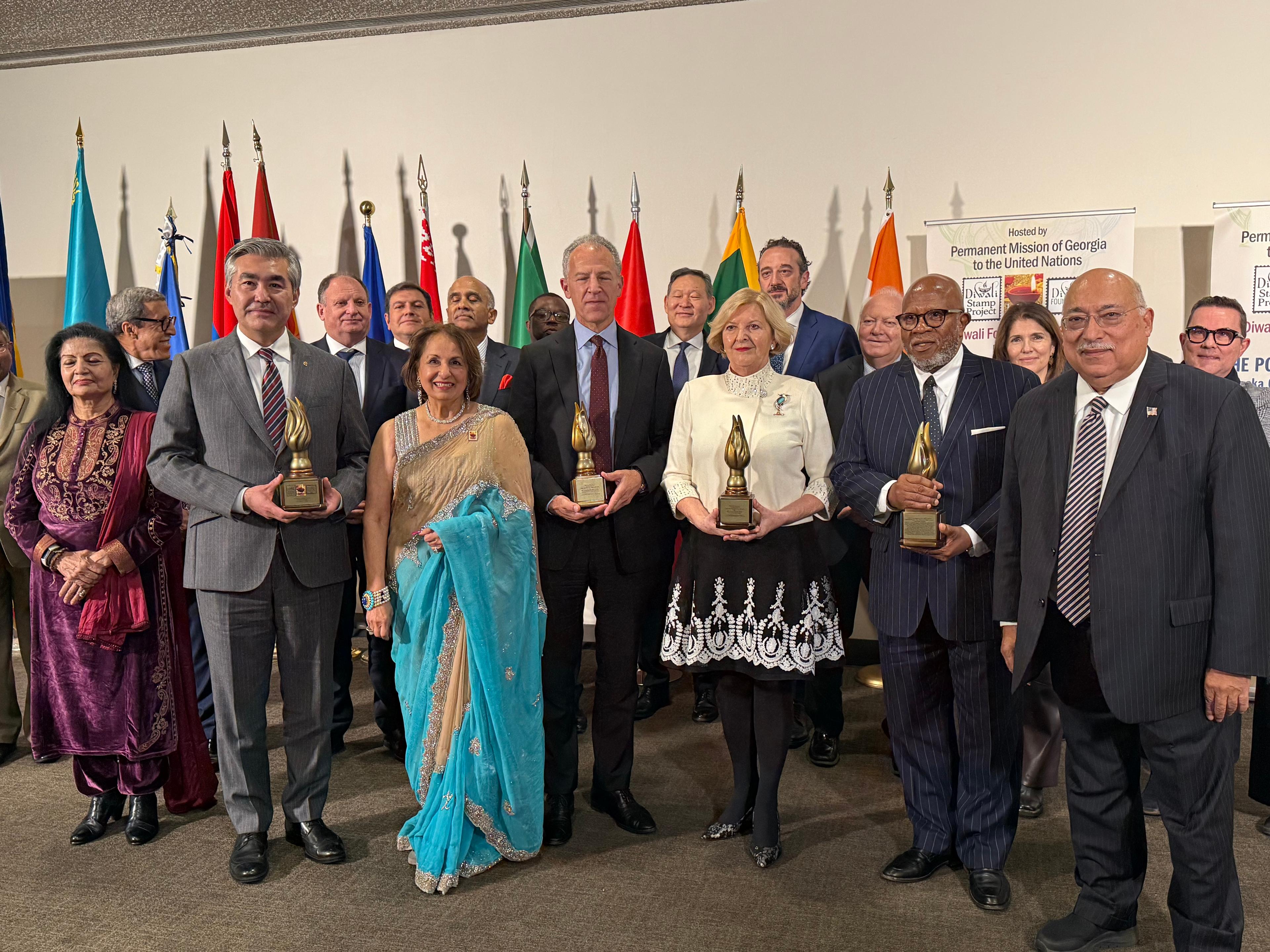 Four diplomats honoured with 'Power of One' awards at UN