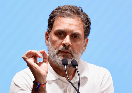 Hallmark of cowardly govt: Rahul Gandhi slams centre over lathi charge on protesting SSC aspirants