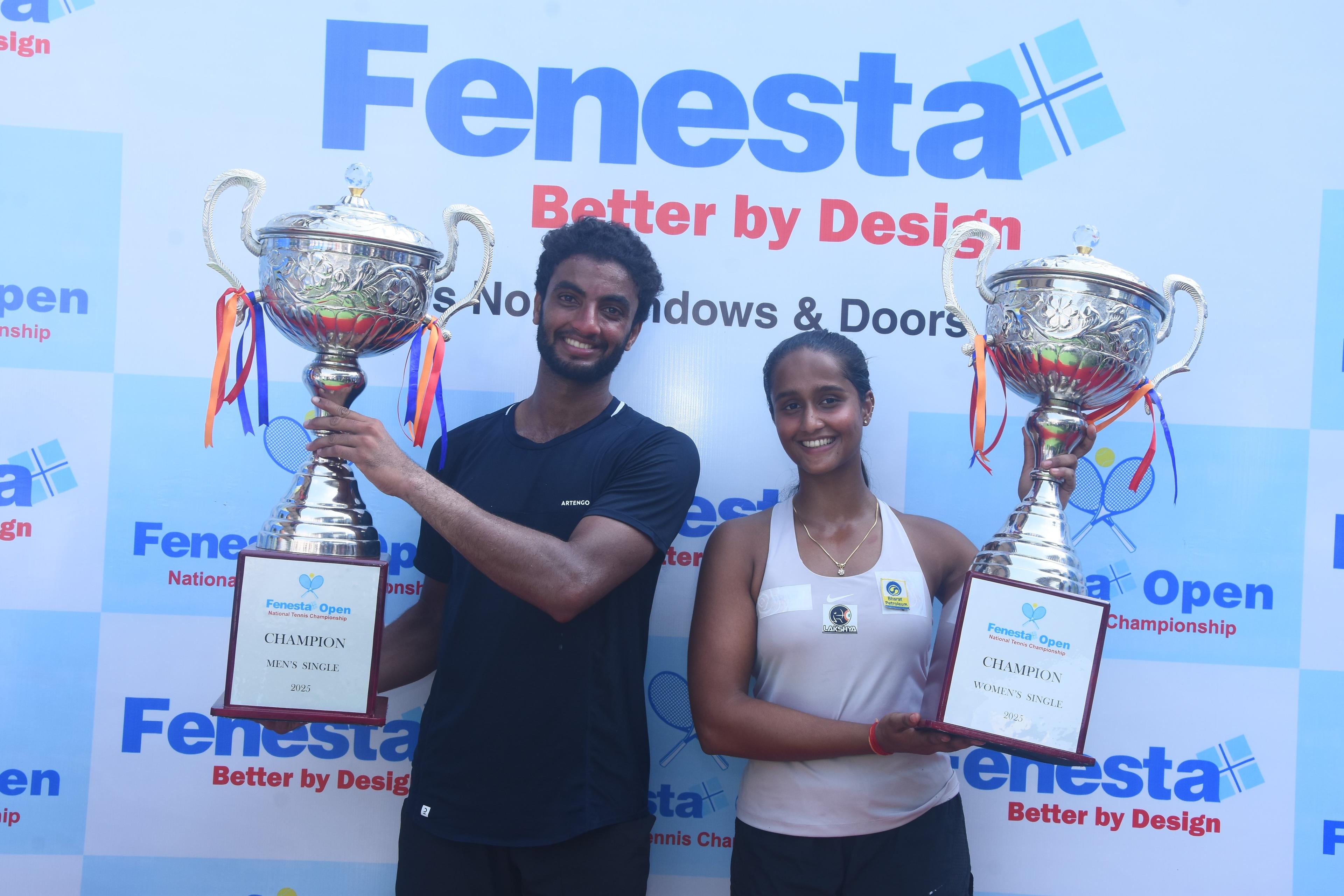 Manish and Vaishnavi clinch singles titles in National Tennis Championship