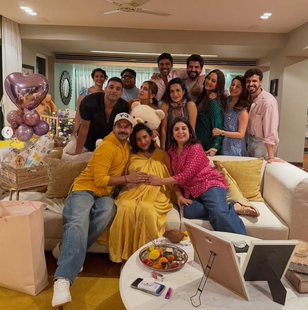 Farah Khan shares glimpse from Barjatya style baby shower of Rajkummar and Patralekhaa