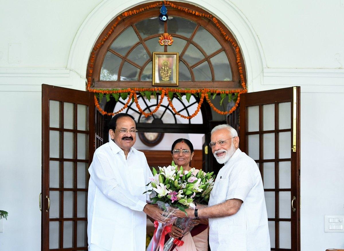 PM Modi greets ex-Vice President Venkaiah Naidu on his birthday