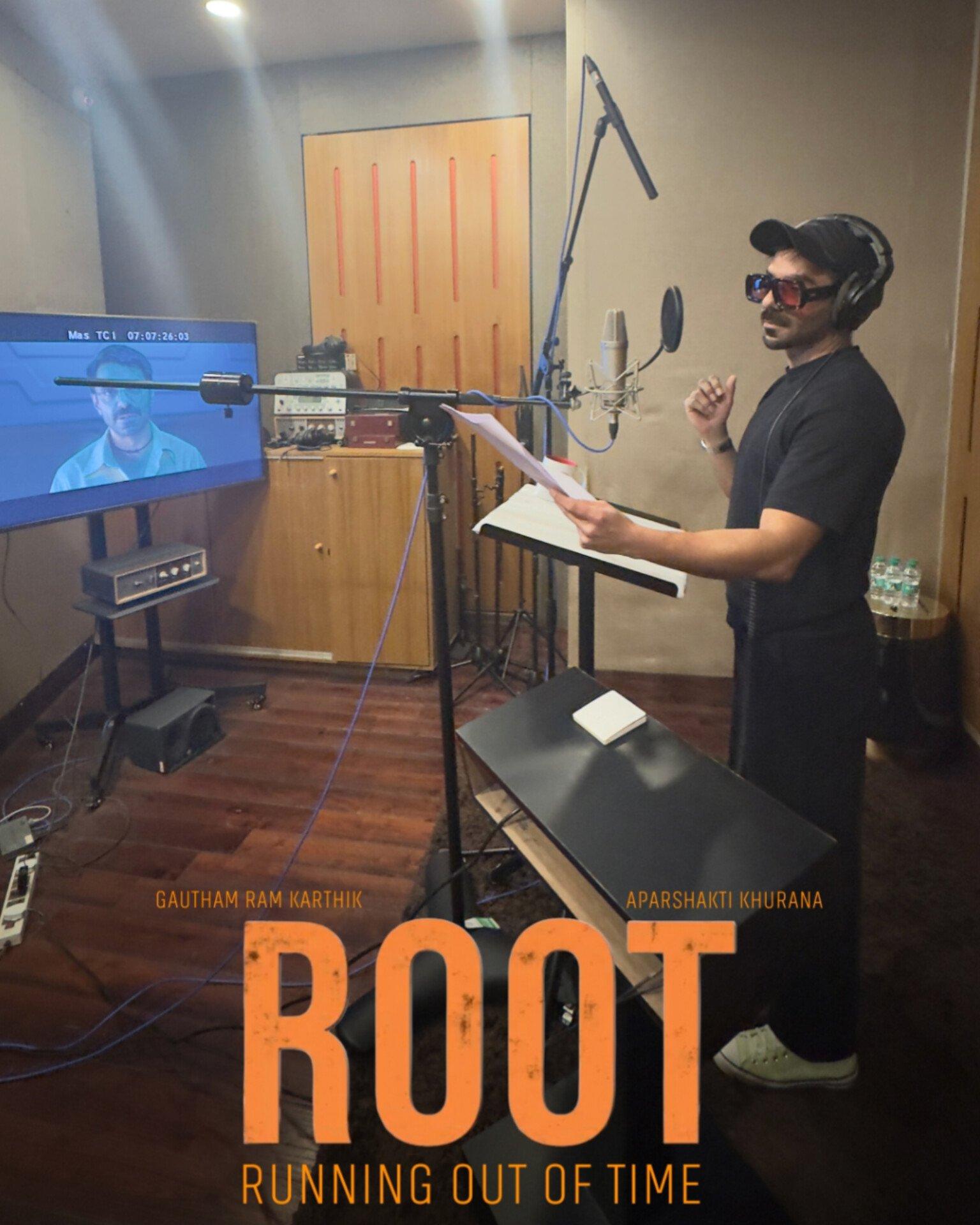 Aparshakti Khurana completes dubbing for his first Tamil film 'ROOT'