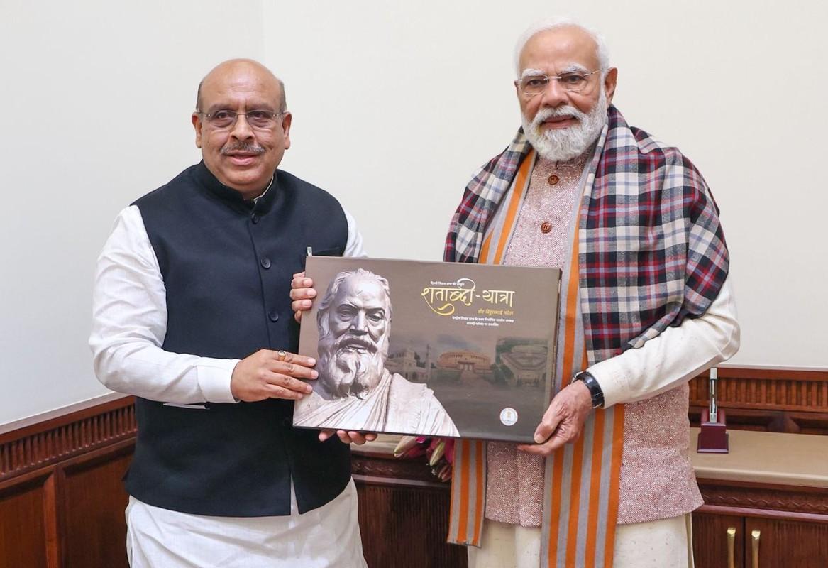 Delhi Speaker presents book on Assembly’s parliamentary legacy to PM Modi