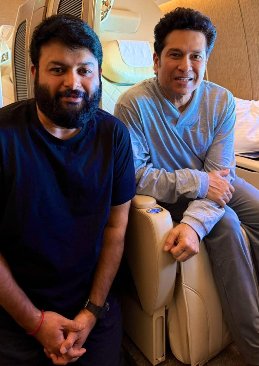 Music director Thaman on cloud nine after Sachin Tendulkar tells him, 'You have great bat speed!'