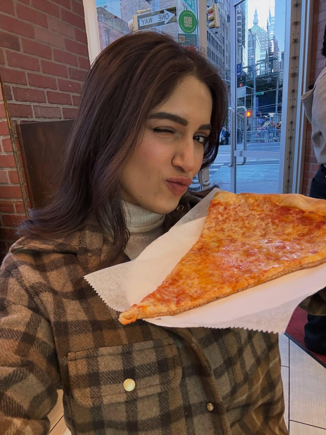 Bhumi Pednekar finds joy in family time and gorging on pizza