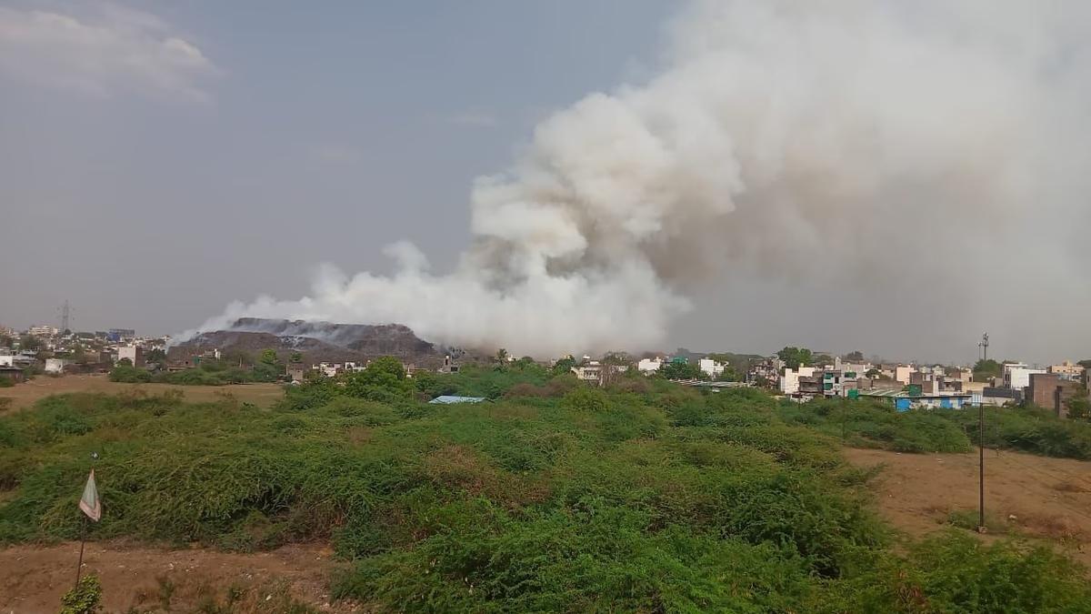 Bhandewadi dumping yard in Nagpur
