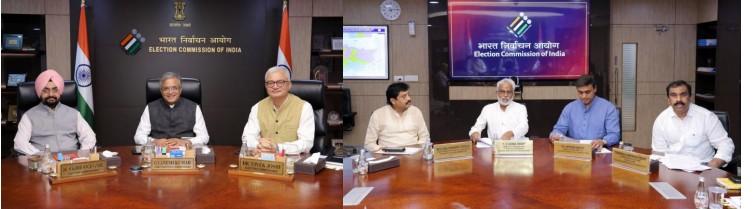 ECI continues interactions with political parties, meets YSRCP leaders