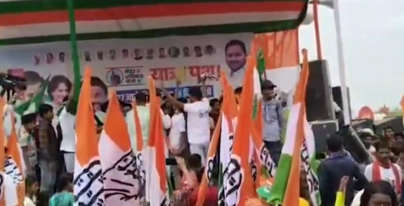 Extremely shameful: BJP slams LoP Gandhi, Tejashwi over abusive slogans by party workers against PM Modi during yatra