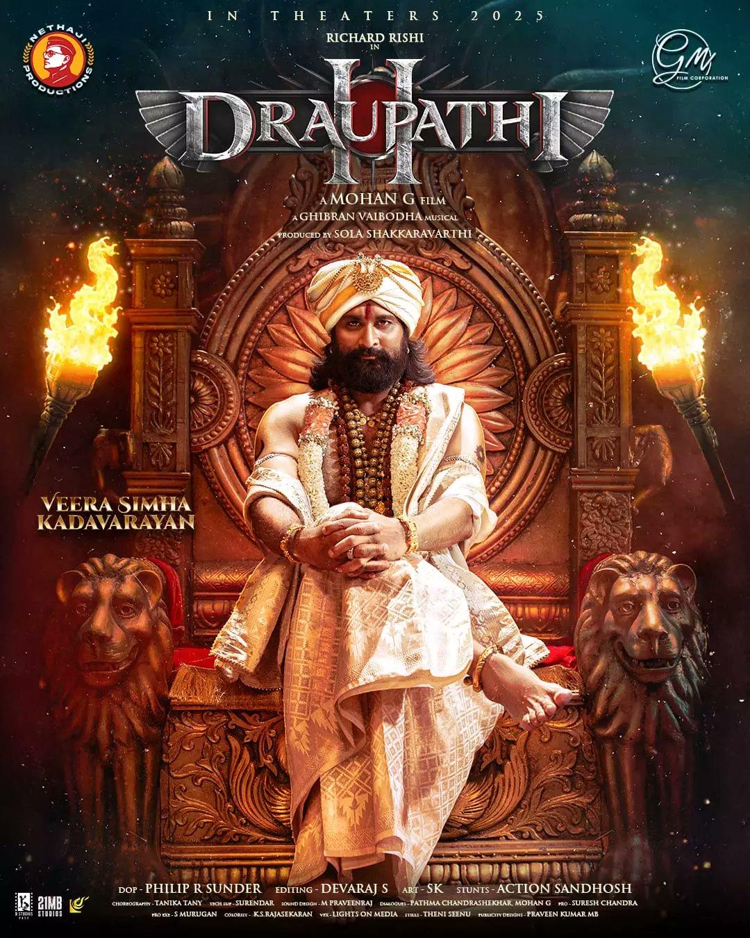 Mohan G Kshatriyan's historical epic 'Draupathi 2' to hit screens on January 23?