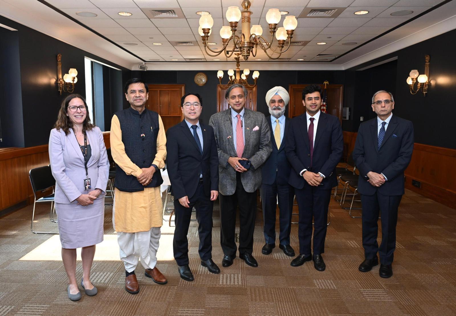 Indian delegation in US engages with Senator Andy Kim on counterterrorism, trade talks