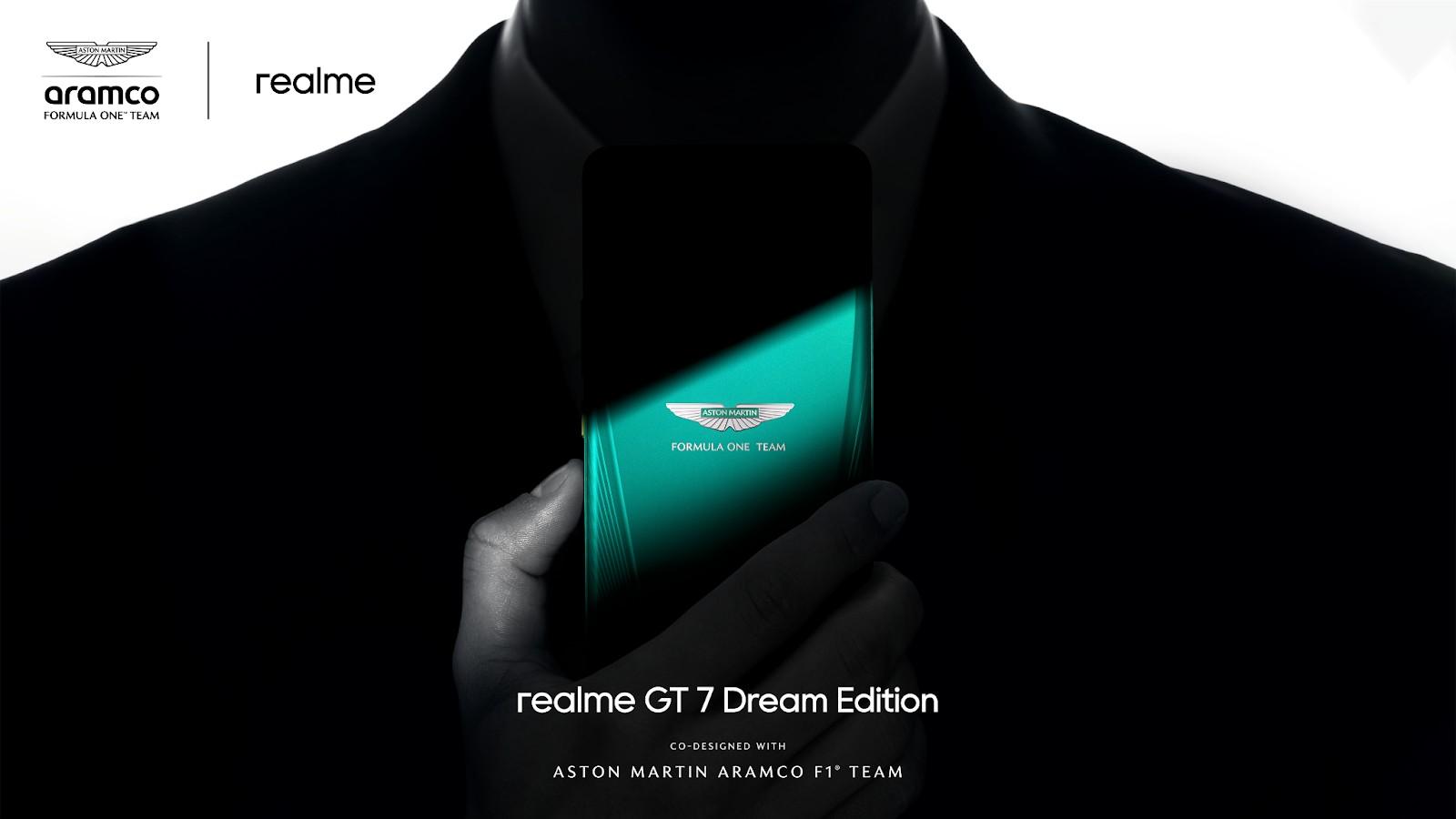 realme announces 3-year licensing collaboration with Aston Martin Aramco F1 team