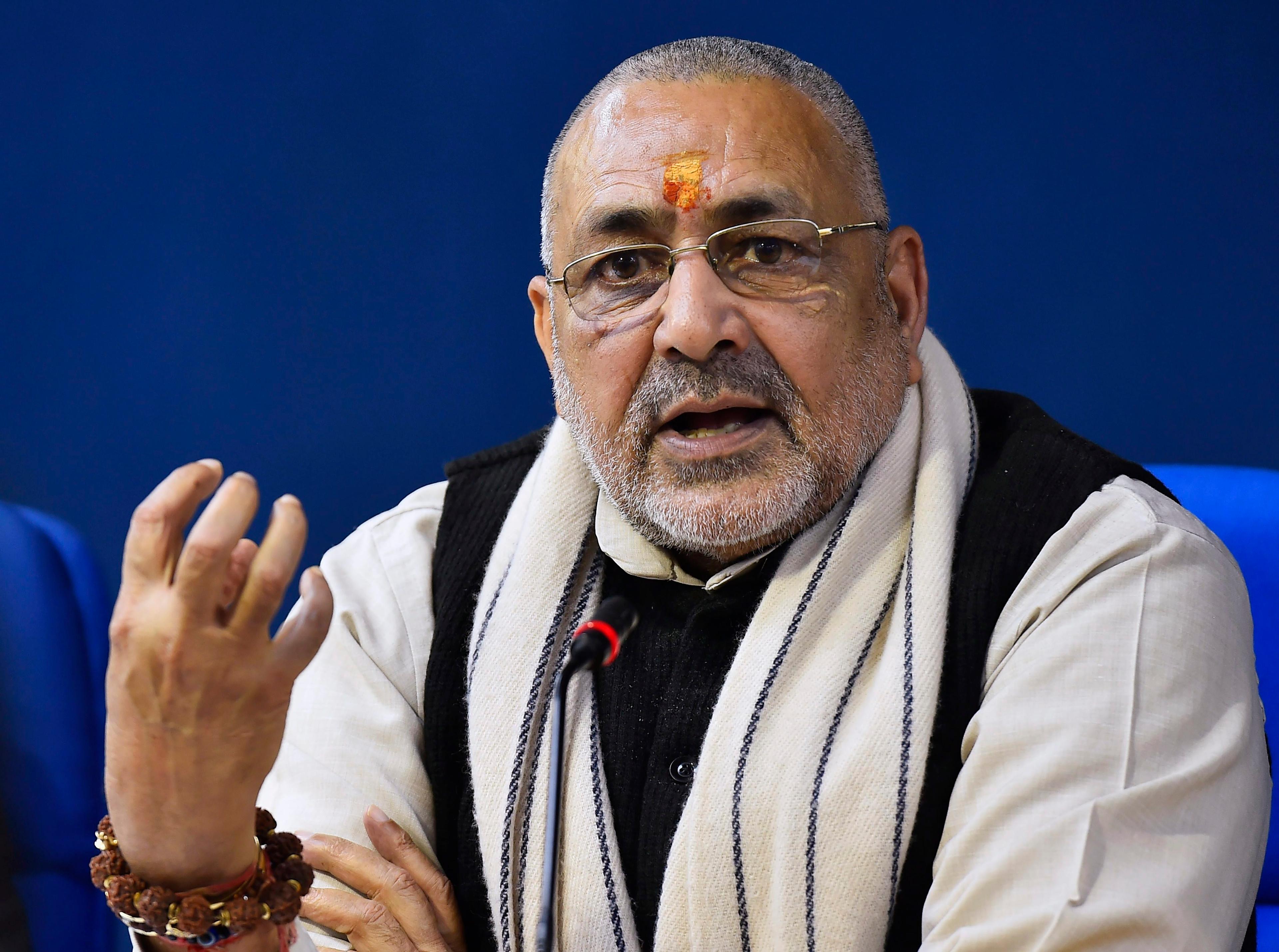 Union Minister Giriraj Singh Calls Arvind Kejriwal