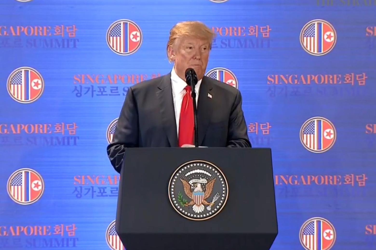 Trump says there seems to be 'purge or revolution' in South Korea