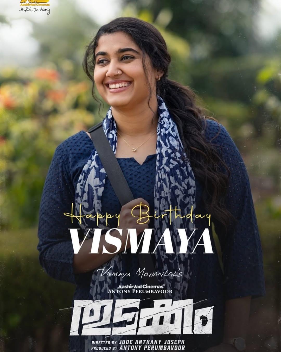 'Thudakkam' director Jude Anthany Joseph greets Vismaya Mohanlal on birthday