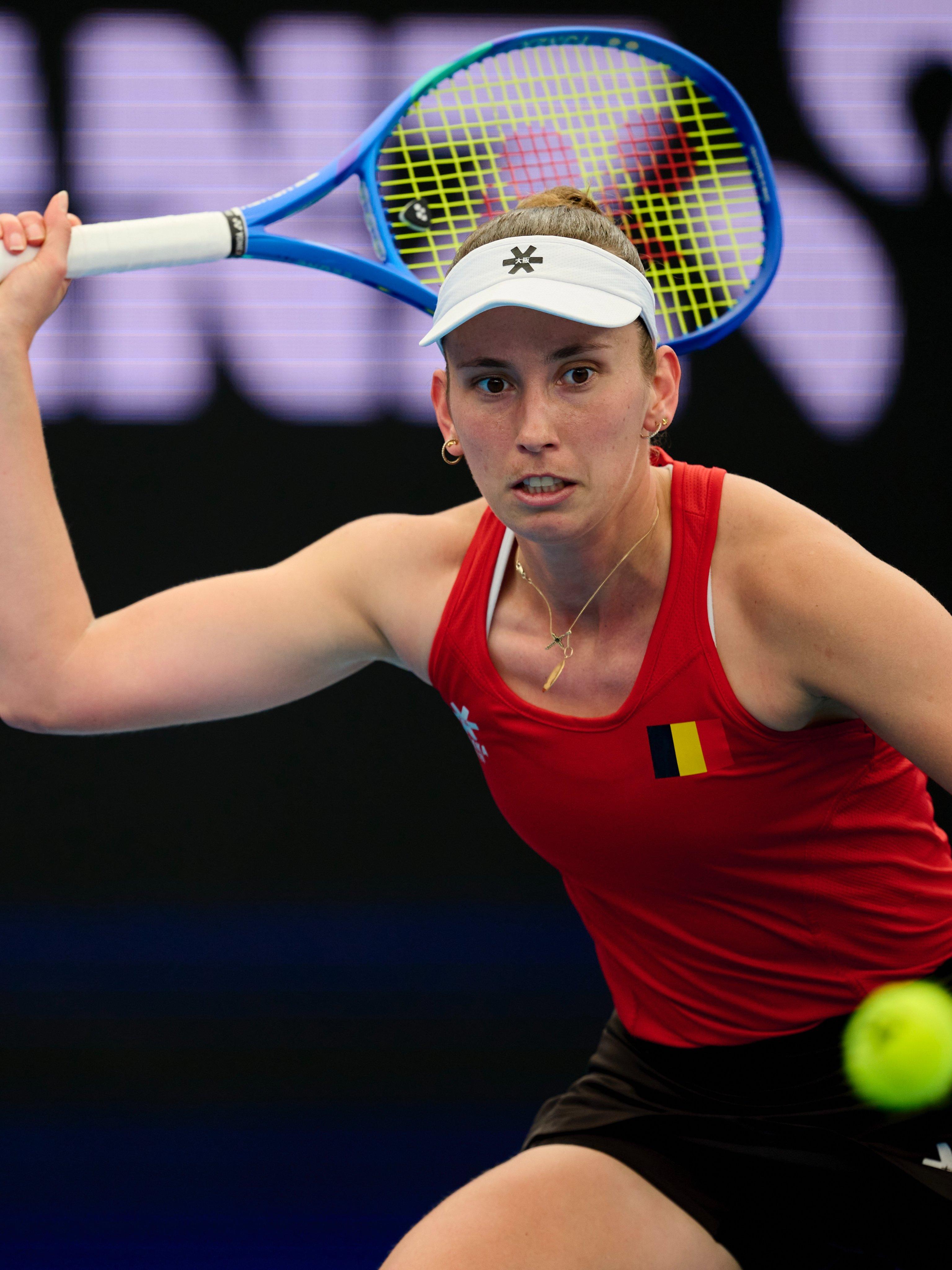 United Cup: Mertens beats Mboko to seal Belgium's win over Canada as group winner up for grabs