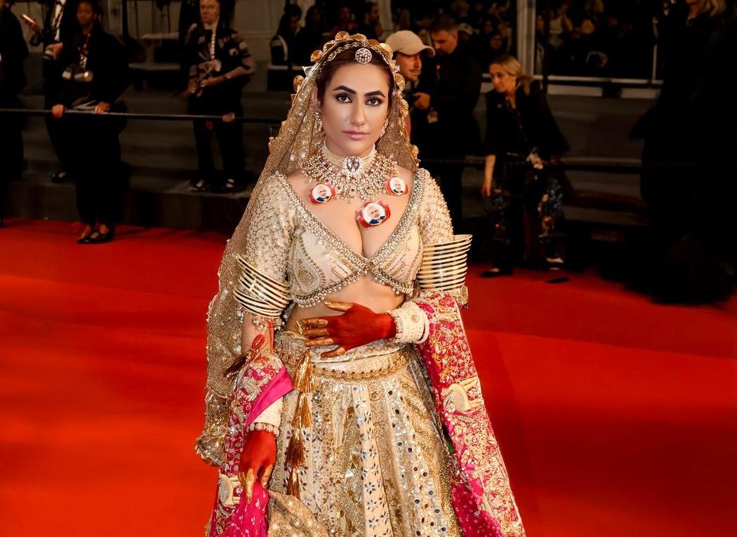 Actress Ruchi Gujjar pays a powerful tribute to PM Modi’s leadership at Cannes 2025