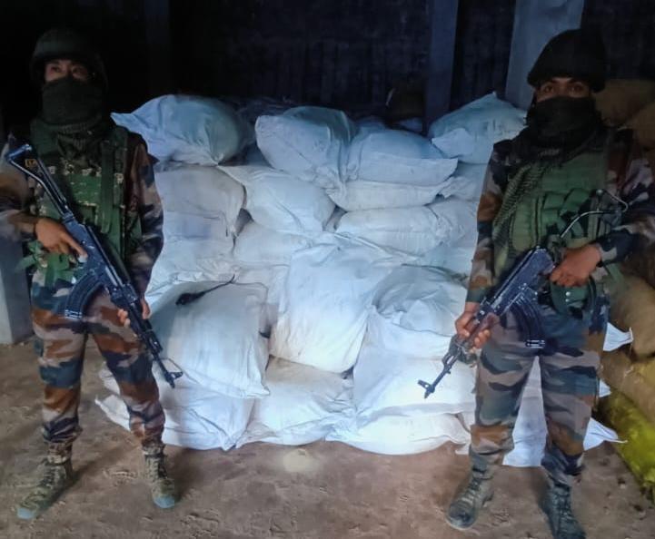 Poppy seeds, areca nuts smuggled from Myanmar seized by Assam Rifles in Mizoram