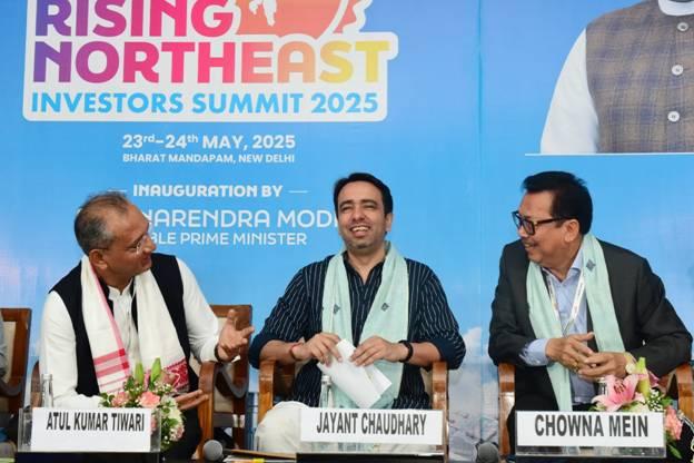 Northeast is new epicentre of India’s development journey: Jayant Chaudhary
